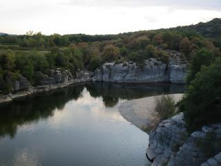 L'Ardèche près de Chauzon.