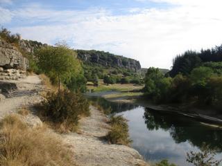 L'Ardèche près de Balazuc.