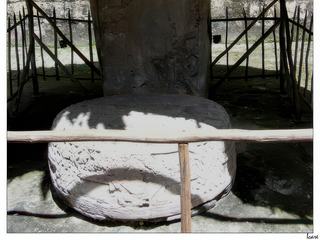 Les nombreuses stèles dressées devant les pyramides et les temples ont une importance cruciale pour tous les archéologues. Elles permettent le plus souvent (quand elles sont lisibles) de retracer la généalogie des lignées dynastiques, chacune étant généralement levée pour le jubilé du roi qui apparait sur l'un des faces de la stèle.