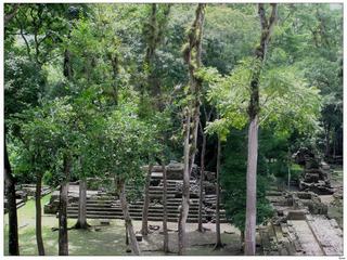 Nous voici à présent sur le site des Sépultures, situé à l'extrémité sud du site. Il s'agit des ruines d'un ancien quartier résidentiel. Ce nom de Sépultures lui a été donné car les défunts étaient enterrés sous leur maison pour protéger la demeure de leur descendants.