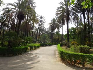 Palerme: parc de la Villa Bonnano.