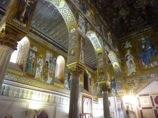 Palerme: Palazzo dei Normanni - chapelle Palatine.
