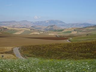 Campagne sicilienne, au sud de Palerme.