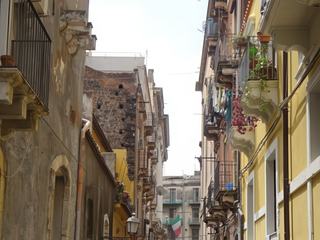 Catane: vieille ville.