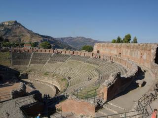 Taormina: théâtre antique.