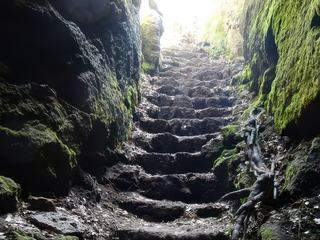 Région de l'Etna: Grotta della Neve (ancienne glacière à neige).