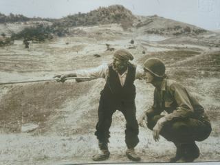 Près de Sperlinga, une des photos emblématiques de Robert Capa.