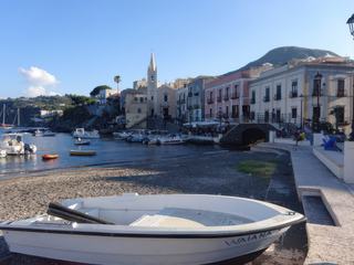 Lipari: le port.