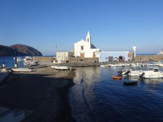 Lipari: le port.