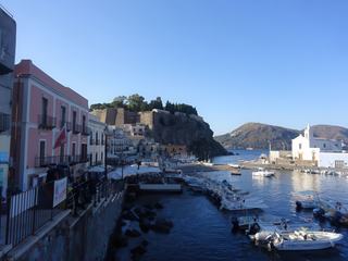 Lipari: le port.