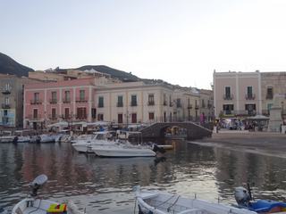 Lipari: le port.