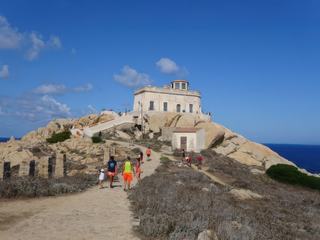 Capo Testa: l'ancien phare.