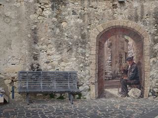Borruta: fresque murale.