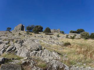 Environs de Cuglieri: ruines du Casteddu Etzu.