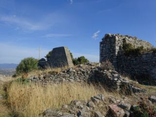 Environs de Cuglieri: ruines du Casteddu Etzu.