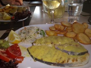 Très bon espadon grillé.