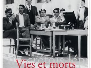 Photographie de couverture du livre: autour d'un apéritif, les malades étrennent un tourne-disque offert par Marie Bonaparte (1938).