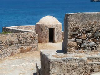 Demi-bastion de Scaramella de la forteresse de Spinalonga.