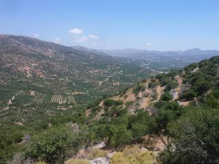 La route entre Kritsa et Lato est très agréable, la vue est superbe.