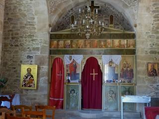 L'intérieur de l'église.