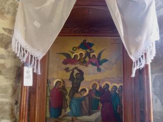 La décapitation des saints.