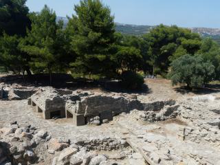 Vue sur l'ancien palais.
