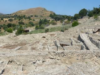 Vue sur une partie des vestiges.