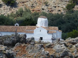 La petite église byzantine Michael Arkhangelos ("Archange Michel"), date du XIVe siècle.