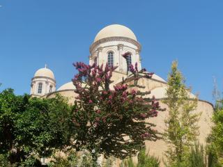 Vue sur le dôme de l'église.