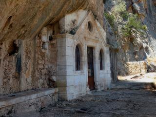 Une chapelle troglodyte.
