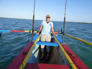Pêche à la traîne en pirogue à Madagascar