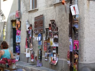 Une rue pendant le festival