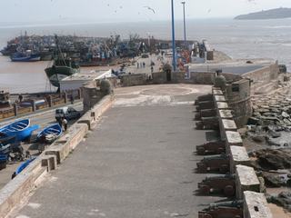 La descente vers le port.