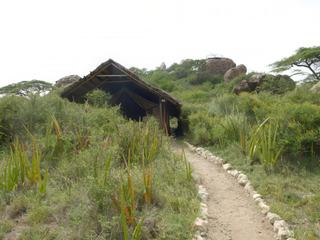 Notre tente à Olduvai tented camp