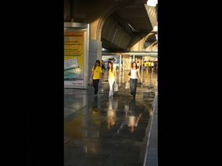 Bangkok : le sky train (métro aérien)