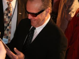 Jack Nicholson à l'avant première de "Sans plus attendre"