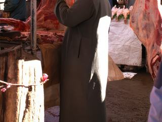 Le boucher (Souk d'Asni)