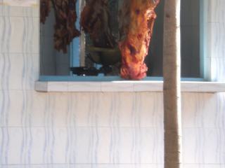 Une boucherie africaine