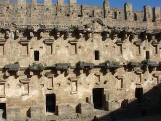 Cité Antique d'Aspendos, vestiges romains vers Antalya – Turquie