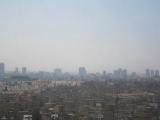 Le Caire en contrebas