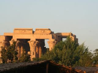 Arrivée au temple