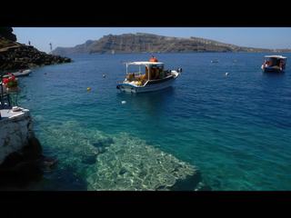 Le port d'Oia (Amoudi)