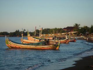 Lovina beach au nord ouest de Bali